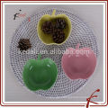 apple and pear shapes ceramic color glazing snack bowl sets